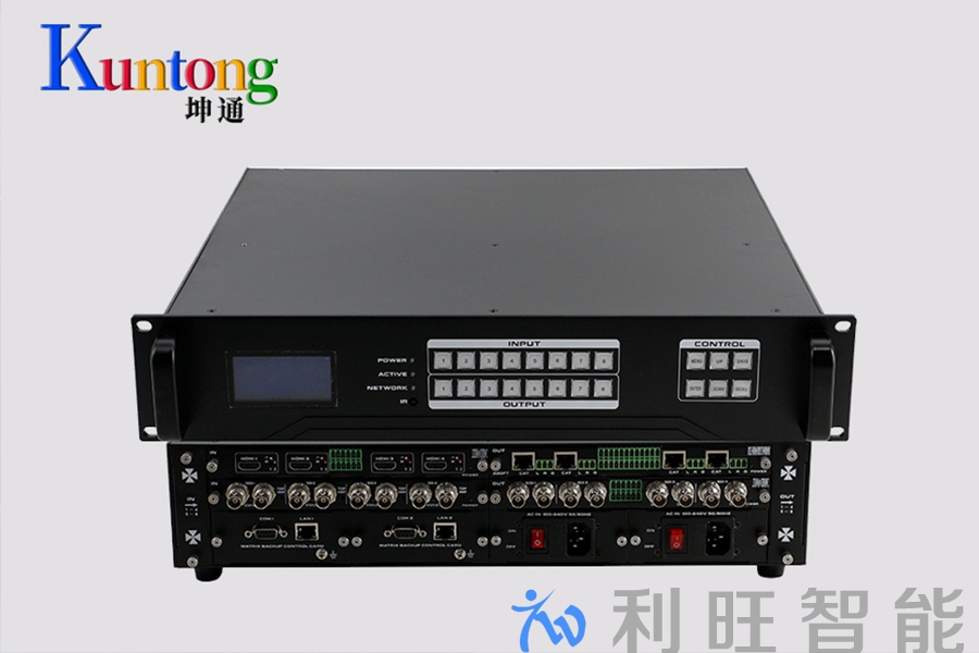 Extron IN1608 xi 图像解析度转换器一体机替换方案：坤通KTM-MIX-0808混合矩阵——功能集成与成本重构